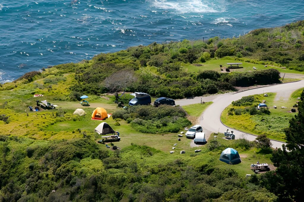 California coastal camping